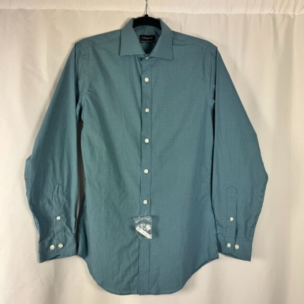 Esquire Checkered‎ Performance Slim Fit Button Up Shirt Non-Iron Career Flaw